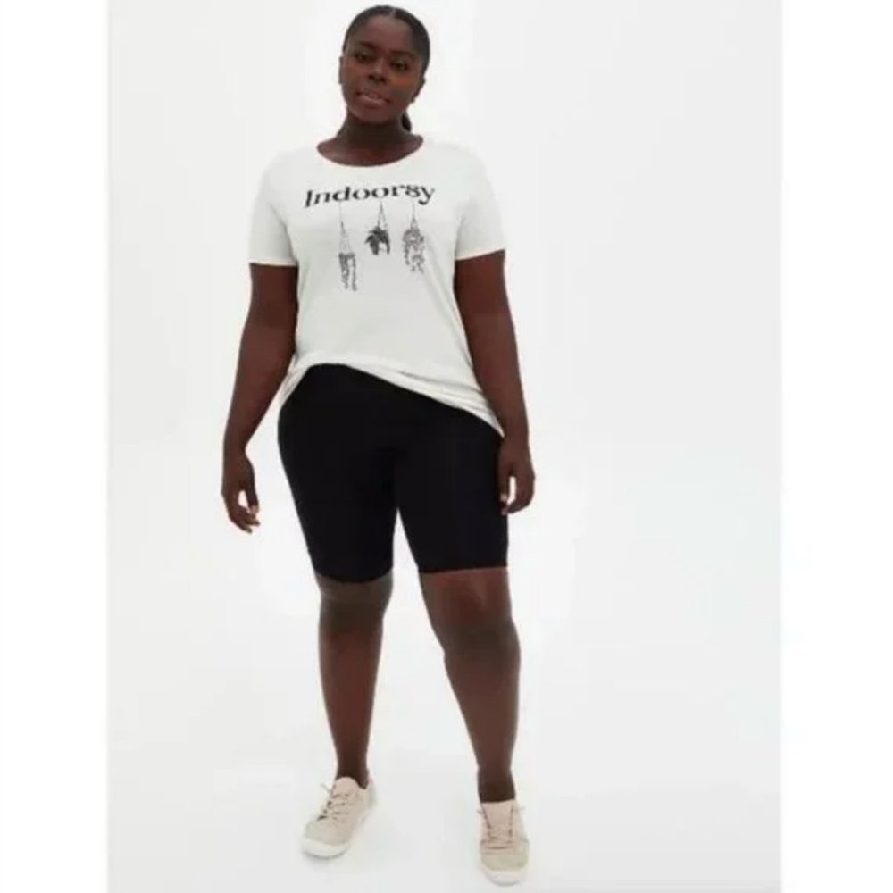 Torrid Black Bike Shorts 4X High Waist Stretch Biker Shorts Plus Size